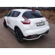 Защита заднего бампера 42 мм ТСС для Nissan Juke 2014-2018