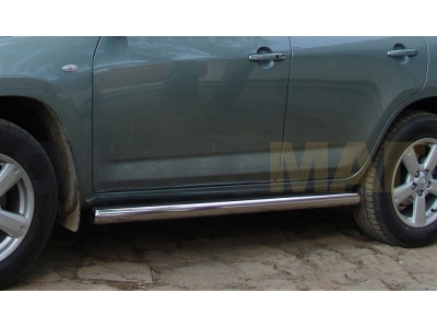 Пороги труба 60 мм Технотек для Nissan X-Trail 2011-2015