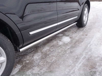 Пороги труба 60 мм ТСС для Ford Explorer 2015-2017