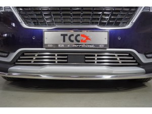 Накладка решетки радиатора нижняя 16 мм для Kia Carnival № KIACAR21-39